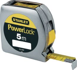 STANLEY PowerLock® Länge 5 m Breite 19 mm mm/cm Taschenrollbandmaß