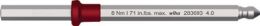 WIHA 38801 1,5 mm 0,9 Nm rot Wechselklinge