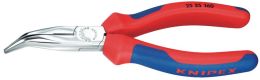 KNIPEX  Länge 160 mm flachrund 40° gewinkelt Flachrundzange