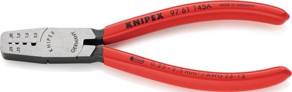 KNIPEX  Gesamtlänge 145 mm Aderendhülsenzange