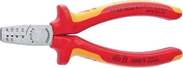 KNIPEX  Gesamtlänge 145 mm Aderendhülsenzange