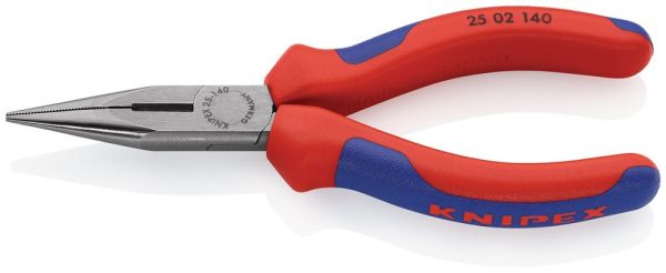 KNIPEX  Länge 140 mm flach/rund gerade Flachrundzange