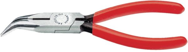 KNIPEX  Länge 160 mm flach/rund 40° gewinkelt Flachrundzange