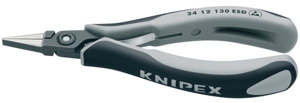 KNIPEX  Gesamtlänge 135 mm ESD Präzisionselektronikflachzange