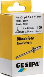 GESIPA PolyGrip® Nietschaft d x l 3,2 x 11 mm Blindniet