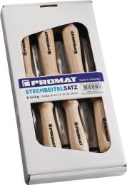 PROMAT  6,10,12,16,20,26 mm Stechbeitelsatz