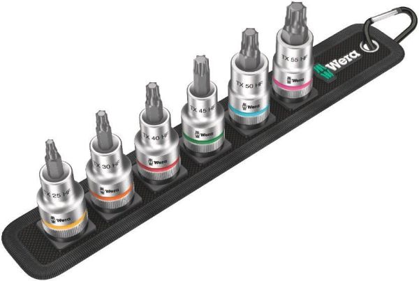 WERA Belt C 3 TORX® HF Zyklop 6-teilig Steckschlüsselsatz