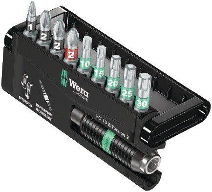 WERA Bit-Check 10 BiTorsion 2 10-teilig Bitsortiment
