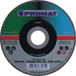 PROMAT  D125x1mm gerade Trennscheibe