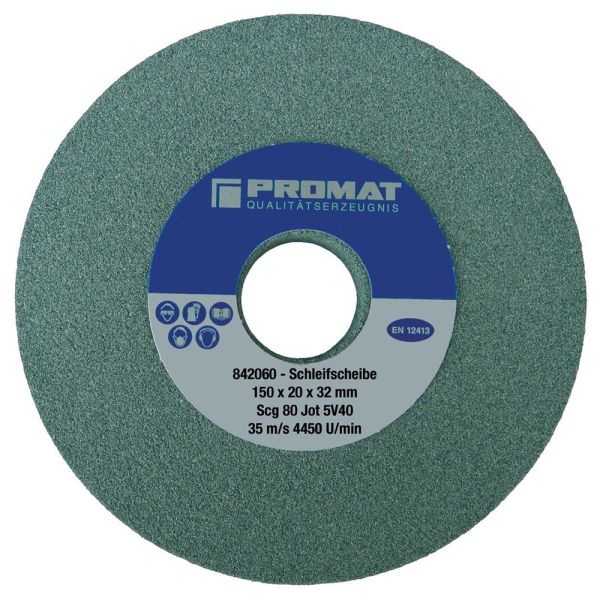 PROMAT  Ø200xB25x32mm fein 80 Schleifbockscheibe