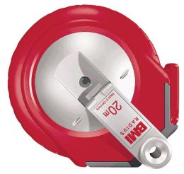 BMI RADIUS Länge 25 m Bandbreite 13 mm Kapselbandmaß