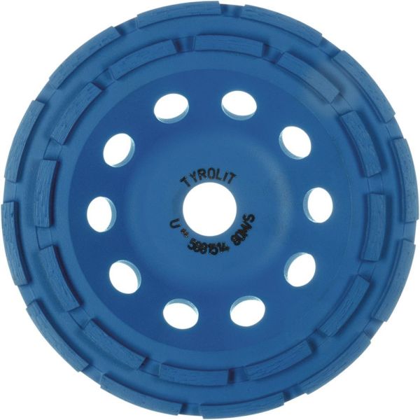 TYROLIT DGU-Zweireihig 180 mm Diamantschleiftopf