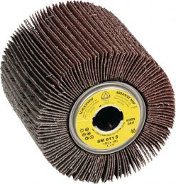 KLINGSPOR SM 611 S 120 braun Satinierwalze