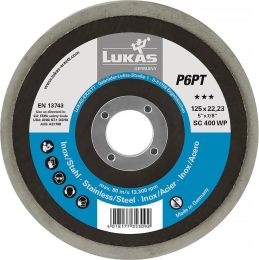LUKAS P6PT Ø 125 mm Bohrungs-Ø 22,23 mm Polierteller