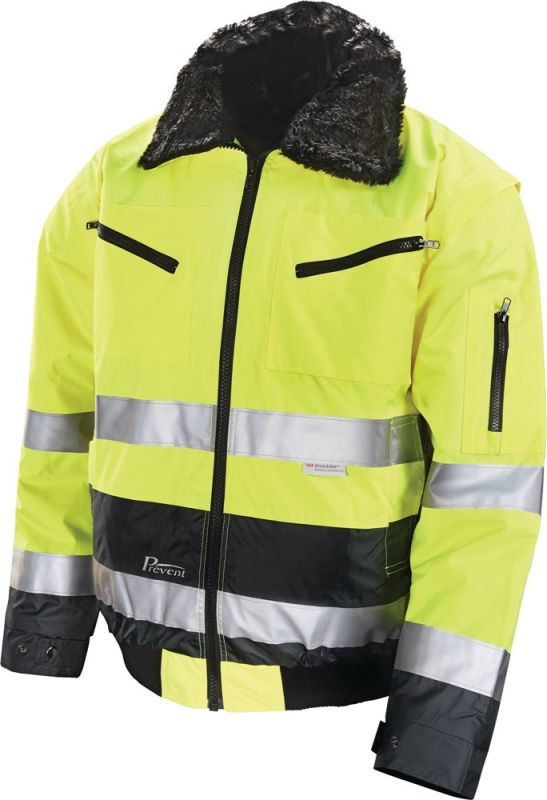 Größe XXXL 66/68 Warnschutz-Pilotenjacke