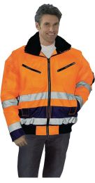 Größe XXXL 66/68 Warnschutz-Pilotenjacke