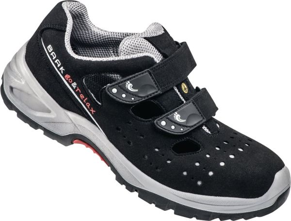 BAAK Hardy Größe 45 schwarz/grau Sicherheitssandale