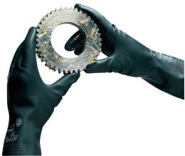 HONEYWELL Camapren 720 Größe 8 schwarz Chemikalienhandschuhe