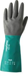 ANSELL AlphaTec 58-435 Größe 9 meeresgrün/anthrazitgrau Chemikalienhandschuhe