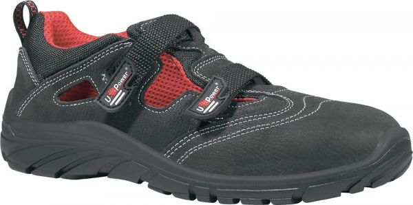 Andree Grip Größe 44 schwarz/rot Sicherheitssandale