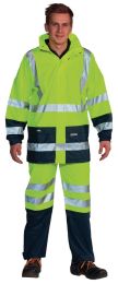 OCEAN HIGH - VIS Größe L Regenjacke Warnschutz