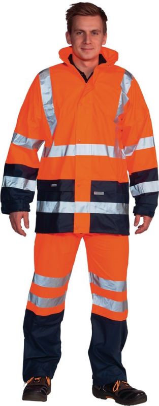 OCEAN HIGH - VIS Größe XXL Regenjacke Warnschutz