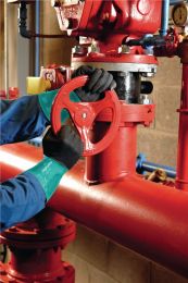 ANSELL AlphaTec 58-270 Größe 8 flaschengrün/anthrazitgrau Chemikalienhandschuhe