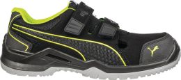 PUMA Neodyme Green Low Größe 46 schwarz/grün Sicherheitssandale