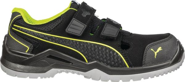 PUMA Neodyme Green Low Größe 44 schwarz/grün Sicherheitssandale