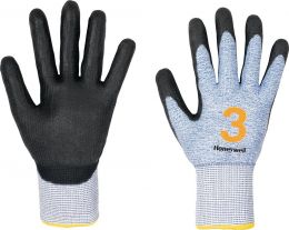 HONEYWELL Vertigo C&G Black PU 3 Größe 7 grau/schwarz Schnittschutzhandschuhe