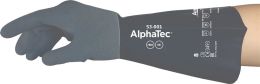 ANSELL AlphaTec 53-001 Größe 9 grau/schwarz Chemiehandschuhe
