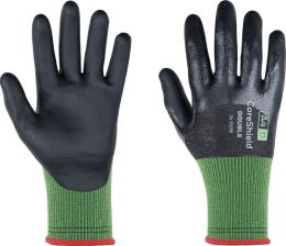 HONEYWELL Coreshield Double 24-7D28B Größe 8/M schwarz/grün Schnittschutzhandschuhe