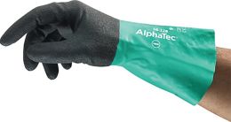 ANSELL Alphatec 58-128 Größe 10 grau Chemiehandschuhe