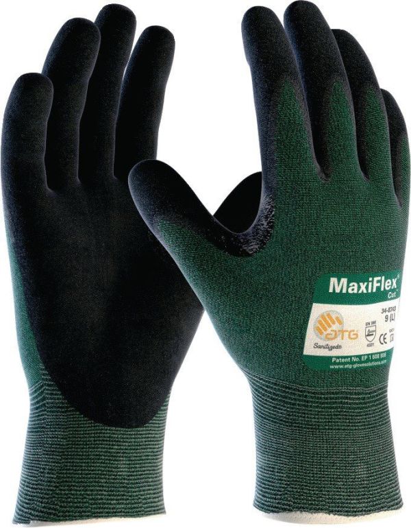ATG MaxiFlex® Cut™ 34-8743 Größe 9 grün/schwarz Schnittschutzhandschuhe