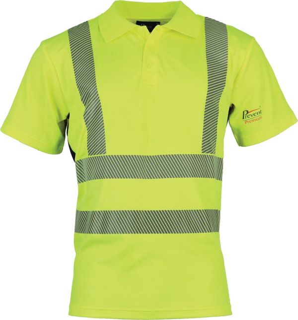 PREVENT TRENDLINE Prevent® Trendline Größe L Warnschutzpoloshirt