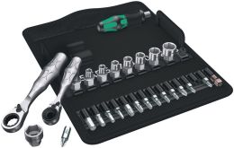 WERA KK Zyklop Mini 2 27-teilig  1/4 ″ Steckschlüsselsatz