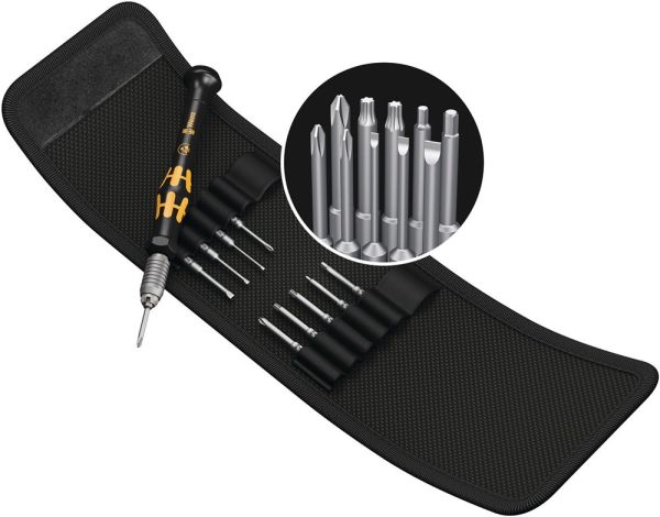 WERA KK Micro-Set ESD/11 11 teilig Feinmechanikerschraubendrehersatz