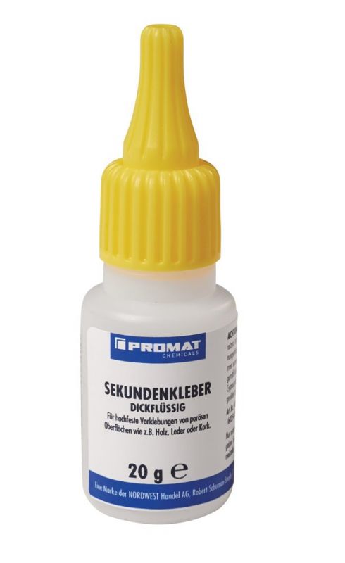 PROMAT CHEMICALS dickflüssig 20 g Sekundenkleber