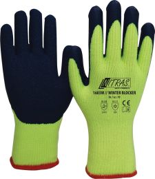 Winter Blocker Größe 9 gelb/blau Kälteschutzhandschuhe