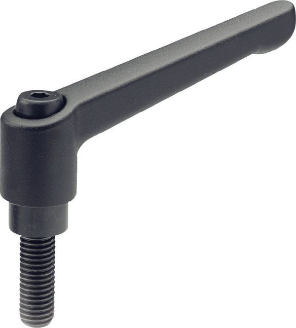 GANTER GN 300 d1 M 10 mm Verstellbarer Klemmhebel