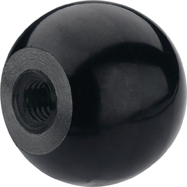 GANTER DIN 319 d1 32 mm d2 M 8 mm d4 18 mm Kugelknopf