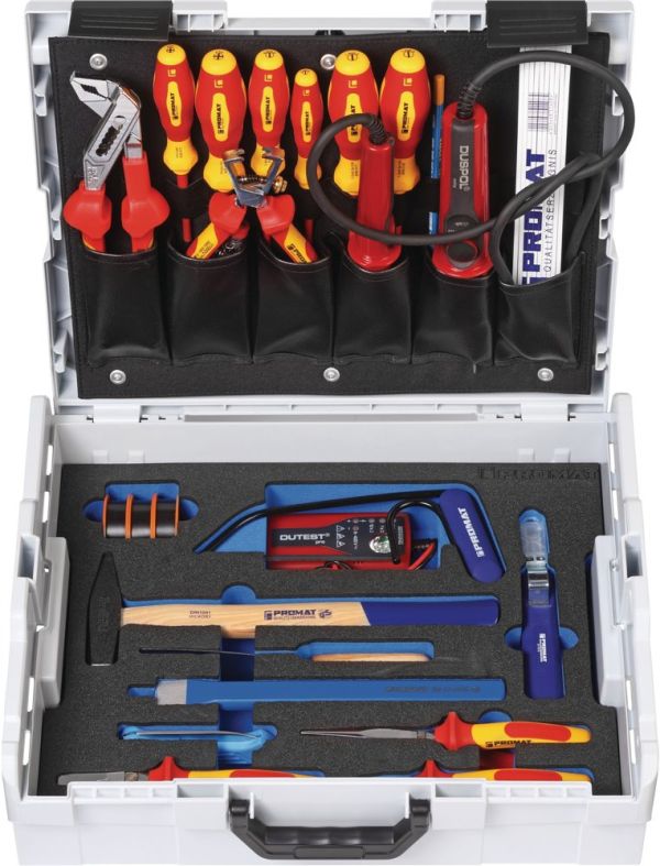PROMAT Elektriker 26-teilig Werkzeugsortiment