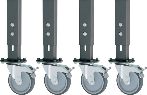 4 Lenkrollen mit Feststeller Rollensatz