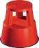 Kunststoff rot Rollhocker