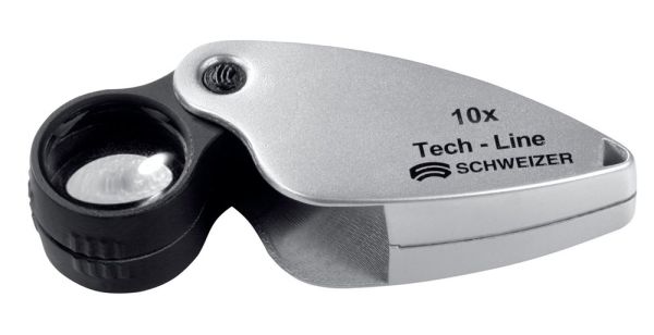 SCHWEIZER Tech-Line Vergrößerung 10x Einschlaglupe