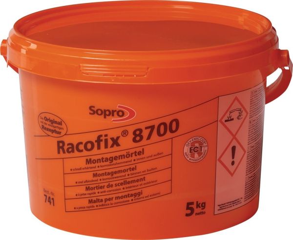 SOPRO Racofix® 8700 1:3 (Wasser/Mörtel) 5 kg Montagemörtel
