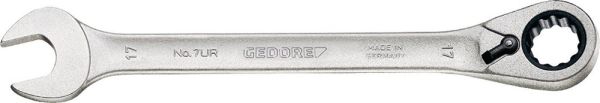 GEDORE 7 UR Schlüsselweite 21 mm Länge 274 mm Maulringratschenschlüssel