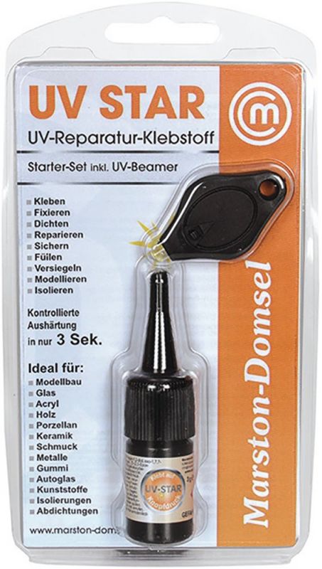 MARSTON MD UV-Star 3g Kleber /1 UV-Leuchte UV-Reparatur-Klebstoff