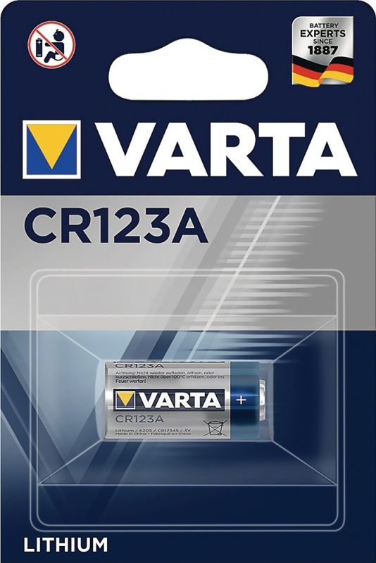 VARTA ULTRA Lithium 3 V CR123A 1430 mAh Batterie