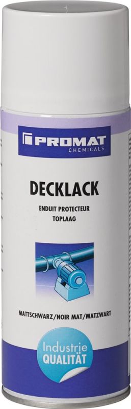 mattschwarz Decklack